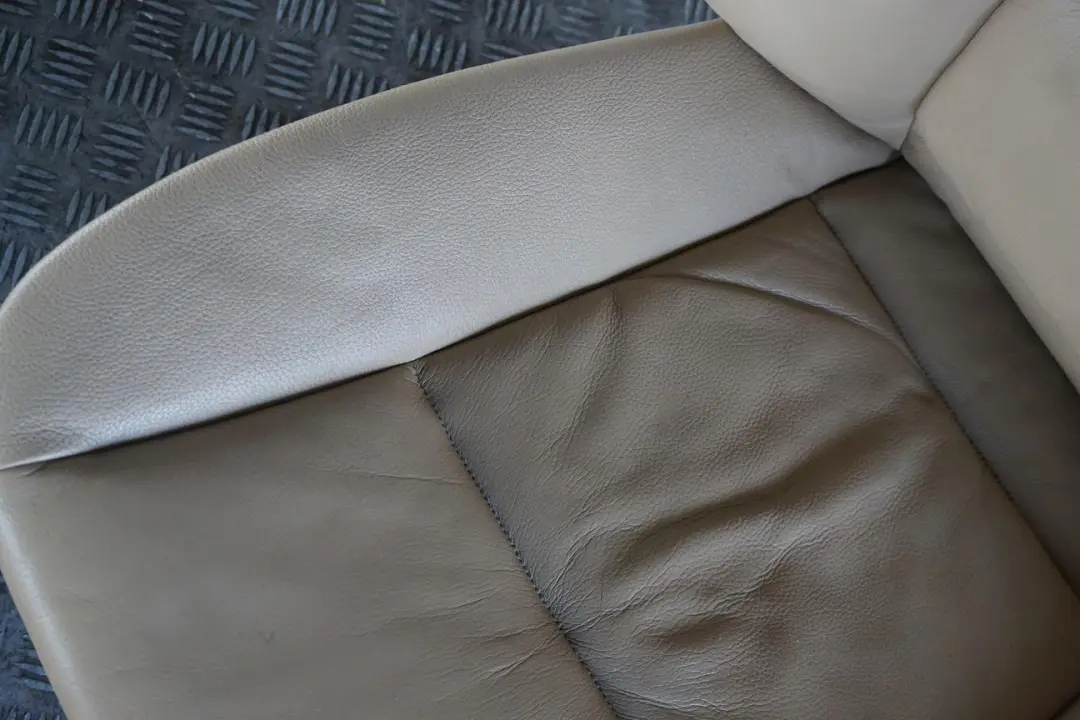 BMW 5 Series E60 E61 LCI Beige Leather Front Left N/S Seat