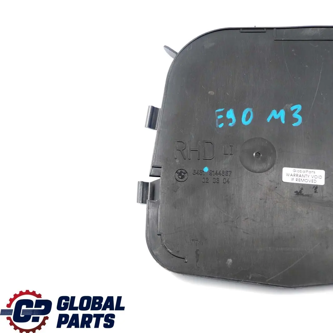 BMW 3 Series E90 E92 E93 M3 Cover Covering Left N/S Microfilter 9144867