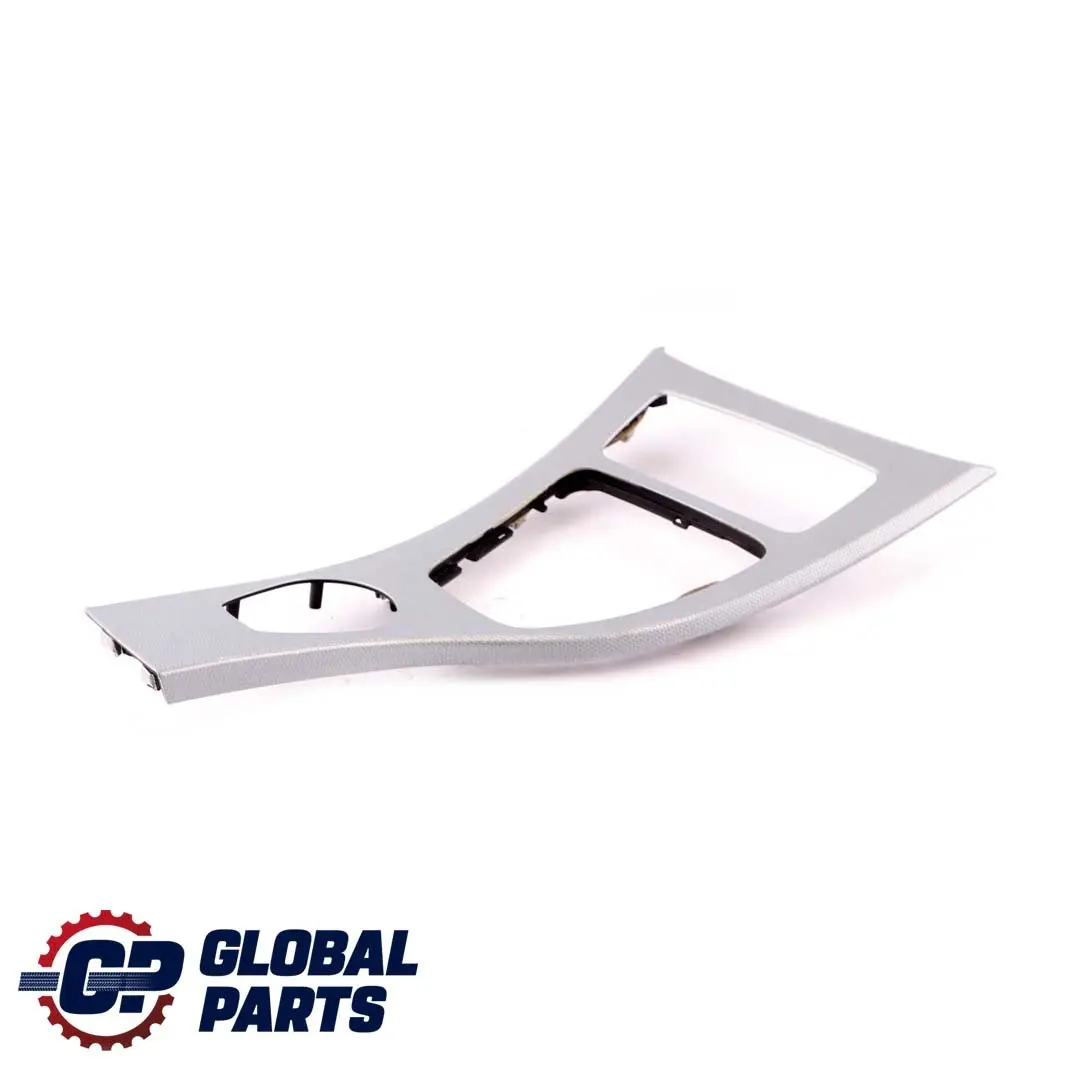 BMW 3 E90 E91 Cover Centre Console Trim Ashtray Glacier Silber Silver 9145150