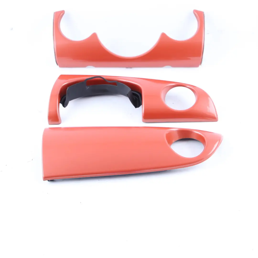 BMW Mini Cooper One R52 Set Dashboard Panel Trim Strip Cover Hot Orange