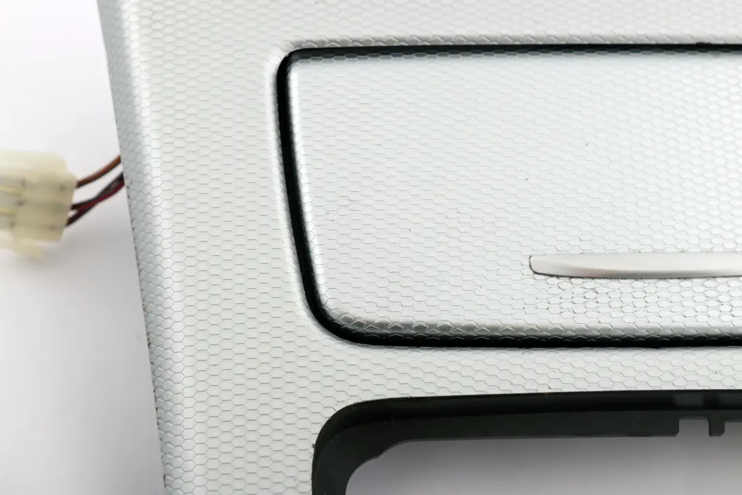 BMW 3 Series 1 E90 Set Cover Dash Trim Strip I Drive Aluminium Glacier Silber