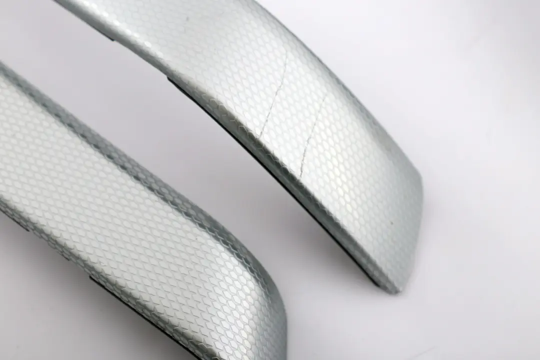 BMW 3 Series 1 E90 Set Cover Dash Trim Strip I Drive Aluminium Glacier Silber
