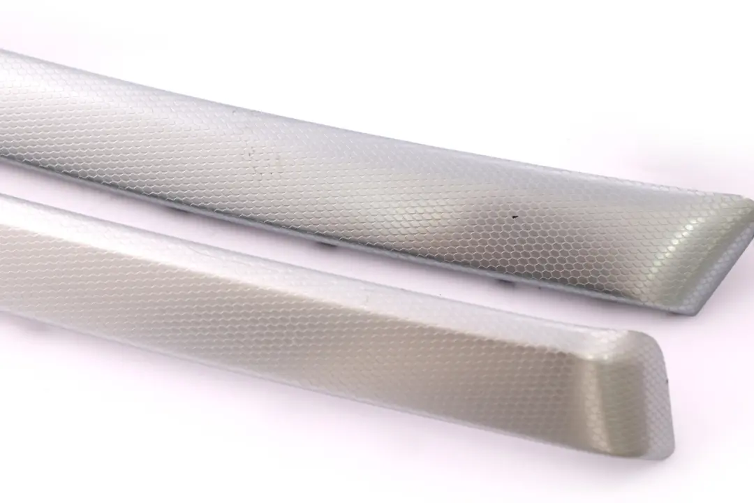 BMW 3 Series 12 E90 Set Cover Dash Trim Strip Aluminium Glacier Silber Silver