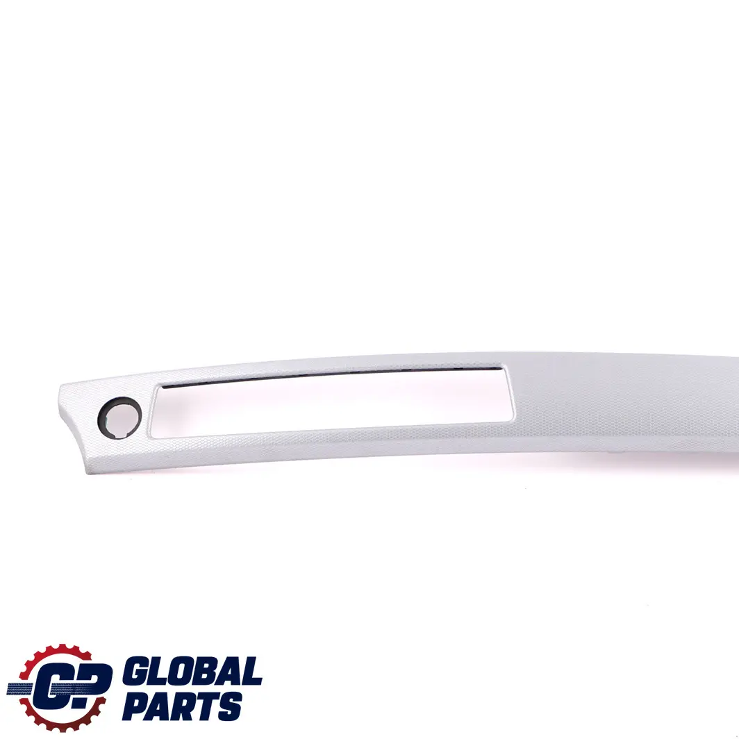 BMW 3 Series E90 Cover Trim Strip Dashboard Aluminium Left N/S Glacier Silber