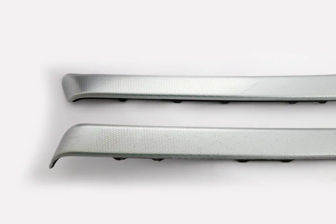 BMW 3 Series 3 E90 Set Cover Dash Trim Strip Aluminium Glacier Silber