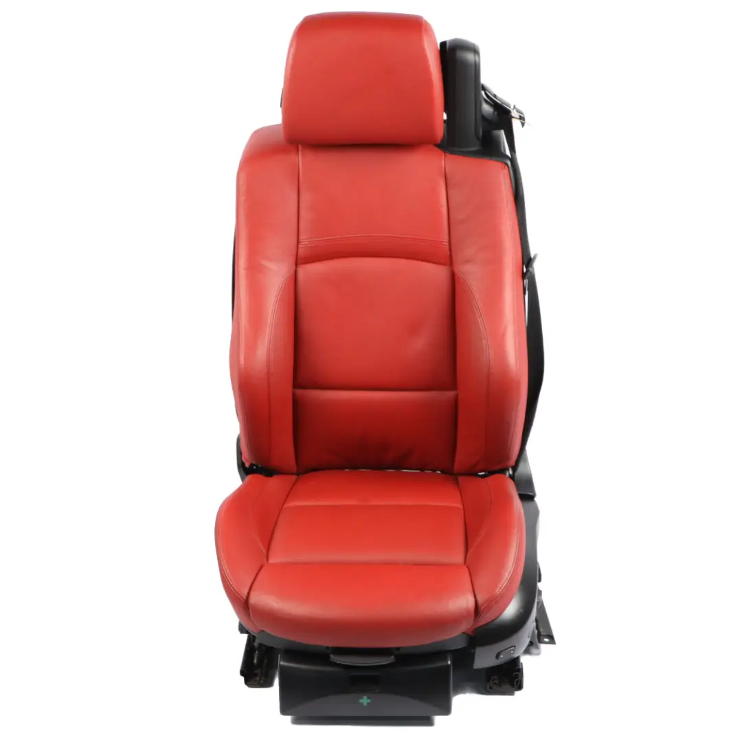 Front Seat BMW E93 Convertible Sport Heated Korall-Red Leather Left N/S Memory