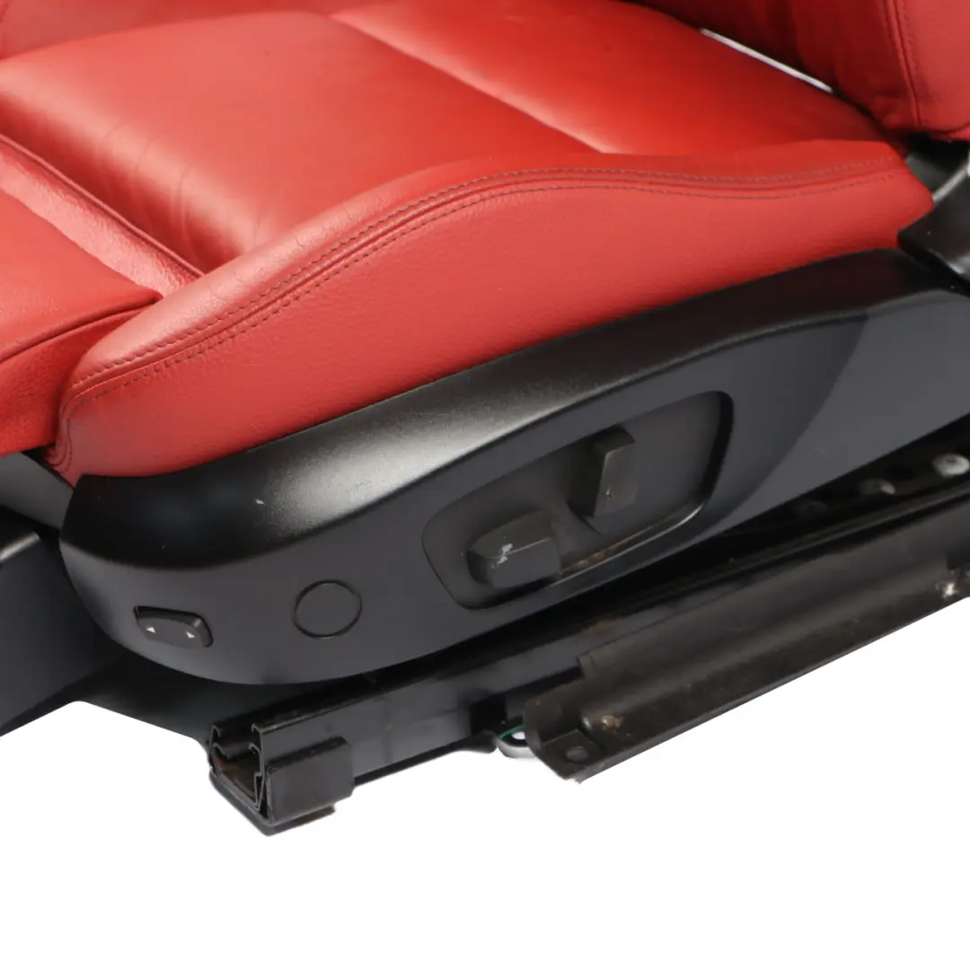 Front Seat BMW E93 Convertible Sport Heated Korall-Red Leather Left N/S Memory