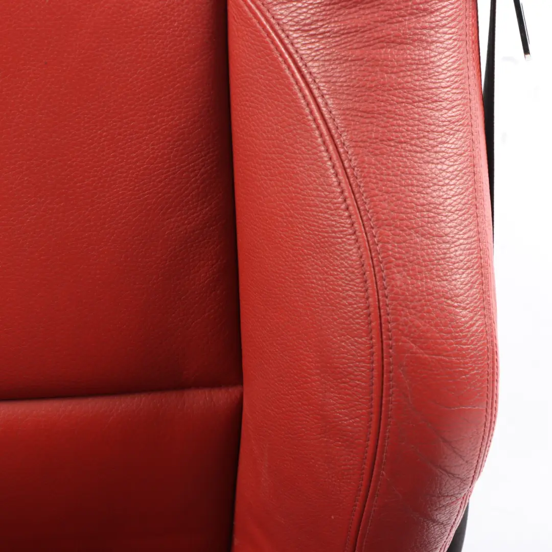 Front Seat BMW E93 Convertible Sport Heated Korall-Red Leather Left N/S Memory