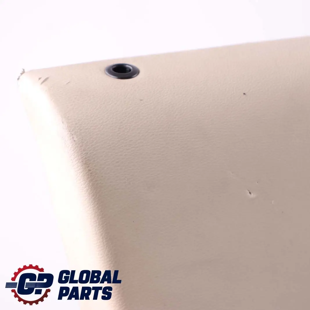 BMW 6 E63 E64 Front Left N/S Door Card Leather Pearl Trim Panel Cream Beige