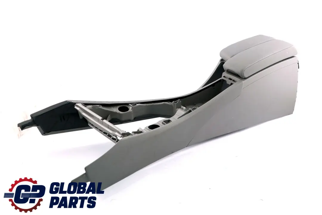 BMW 3 Series E90 E91 LCI 2 Grey Split Slide Centre Console Leatherette Armrest