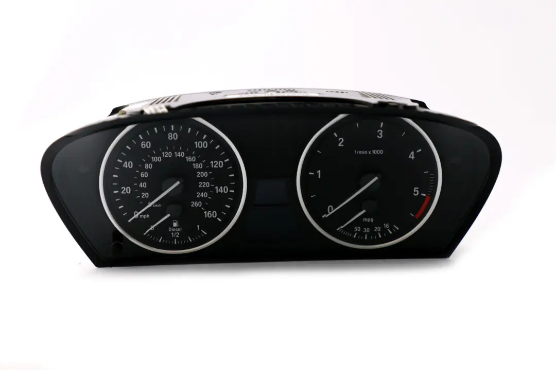 BMW 5 Series E60 E61 LCI Instrument Cluster Clocks Speedo Manual Diesel 9153756