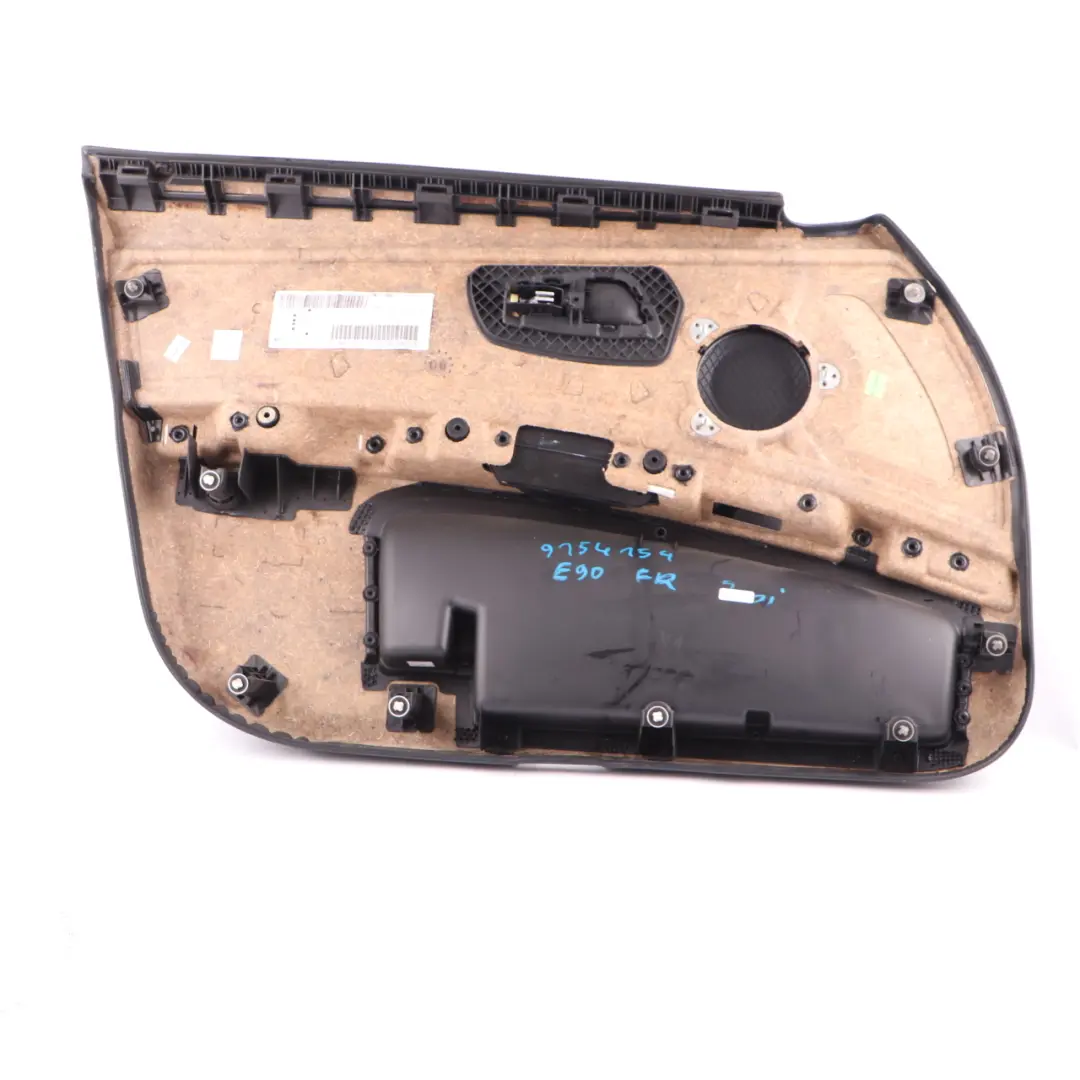 BMW E90 E91 Door Card Trim Panel Front Right O/S Anthracite Black