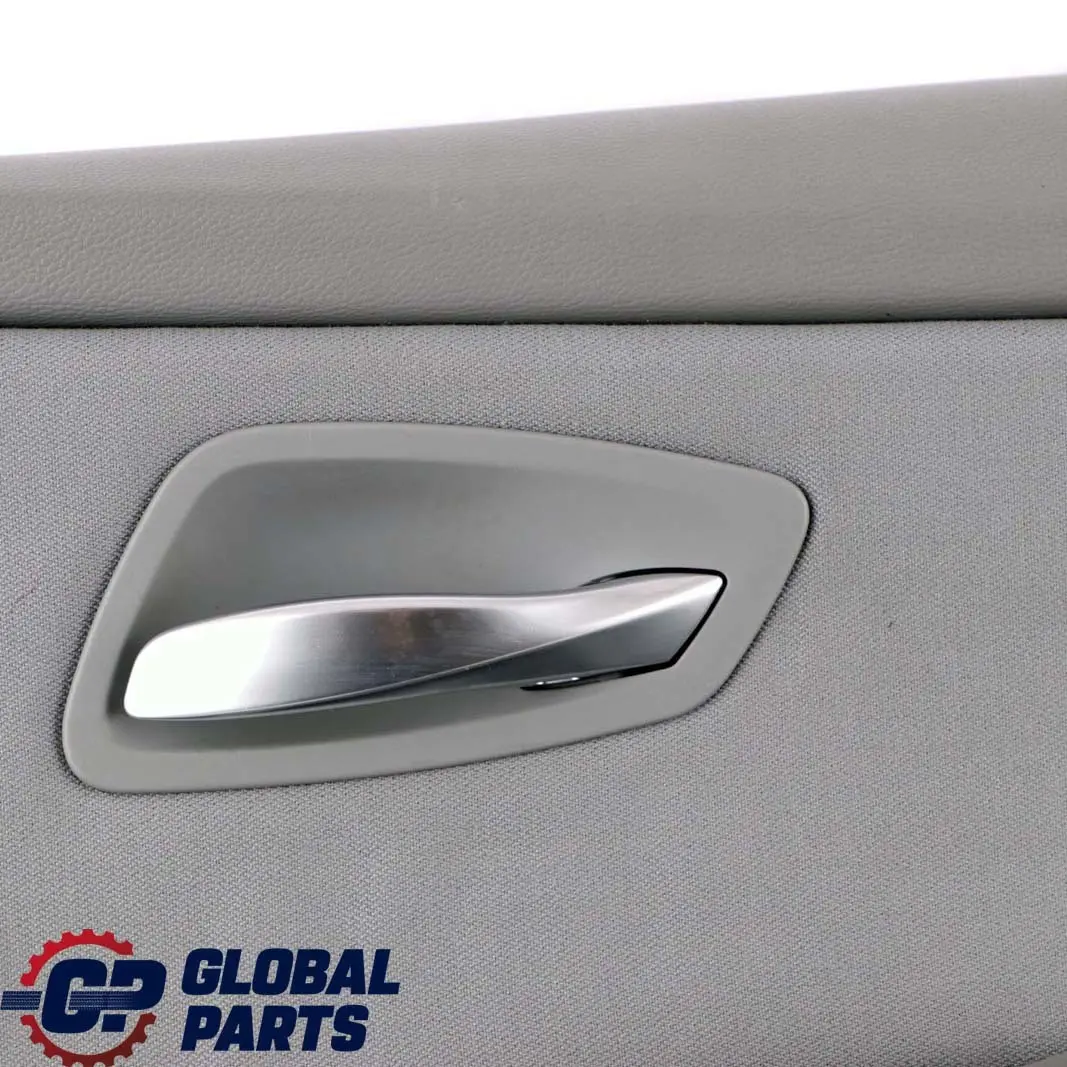 BMW 3 SERIES E90 E91 Grey Cloth Door Card Trim Panel Front Right Driver Side O/S