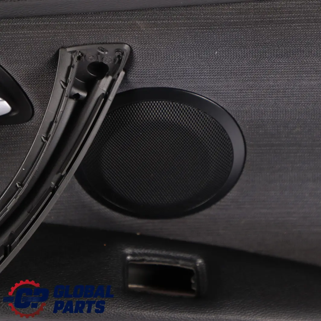 BMW 3 Series E90 E91 Front Left N/S Door Card Cloth Citrus Black Trim Panel
