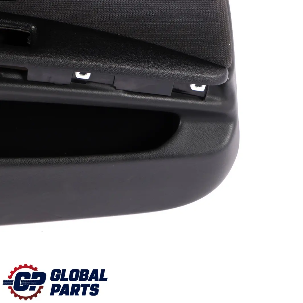 BMW 3 Series E90 E91 Front Left N/S Door Card Cloth Citrus Black Trim Panel