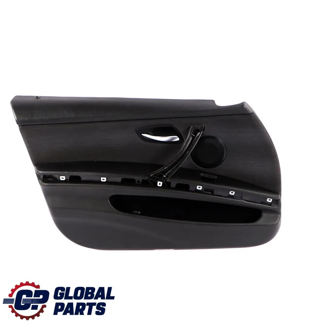 BMW 3 Series E90 E91 Front Left N/S Door Card Cloth Citrus Black Trim Panel