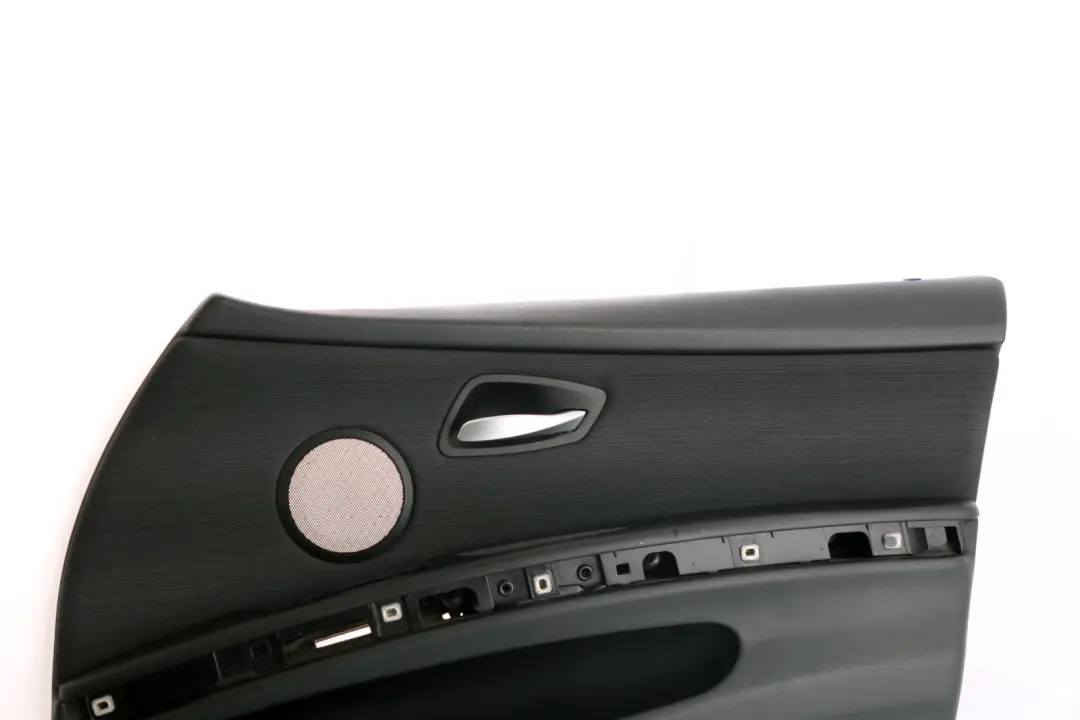 BMW 3 Series E90 E91 Front Right O/S Door Card Cloth Citrus Black Trim Panel