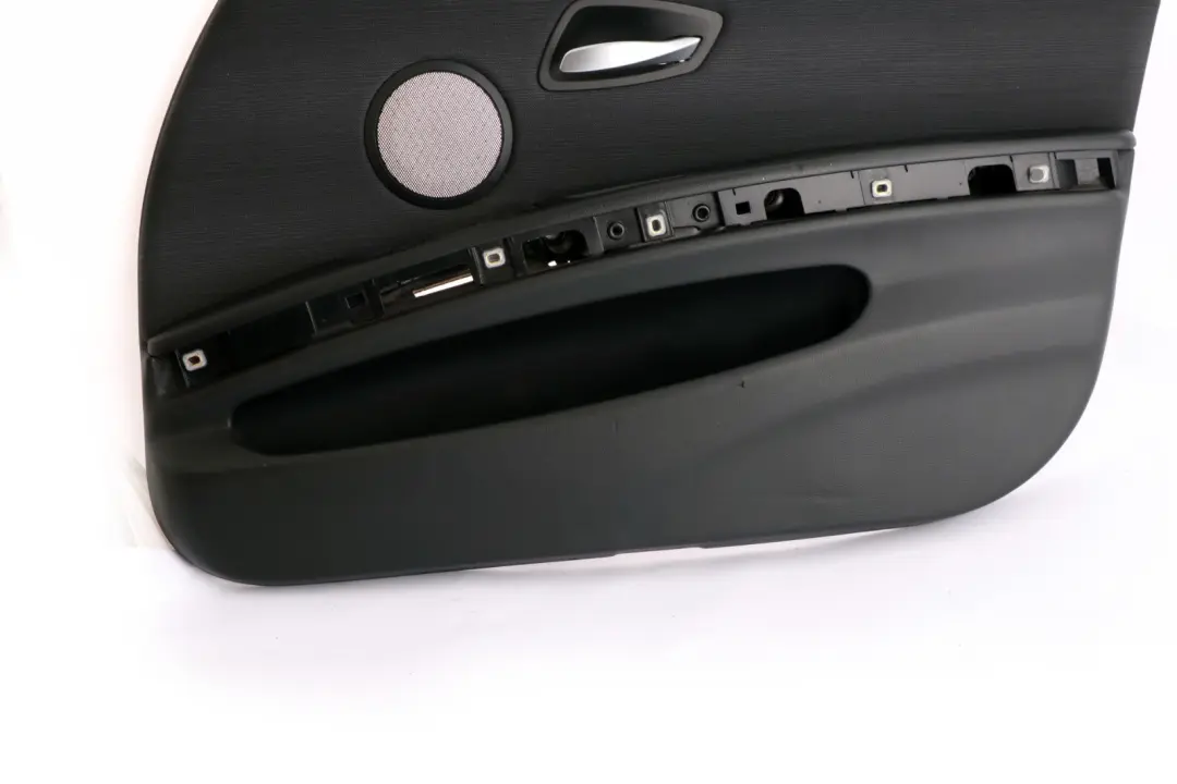 BMW 3 Series E90 E91 Front Right O/S Door Card Cloth Citrus Black Trim Panel