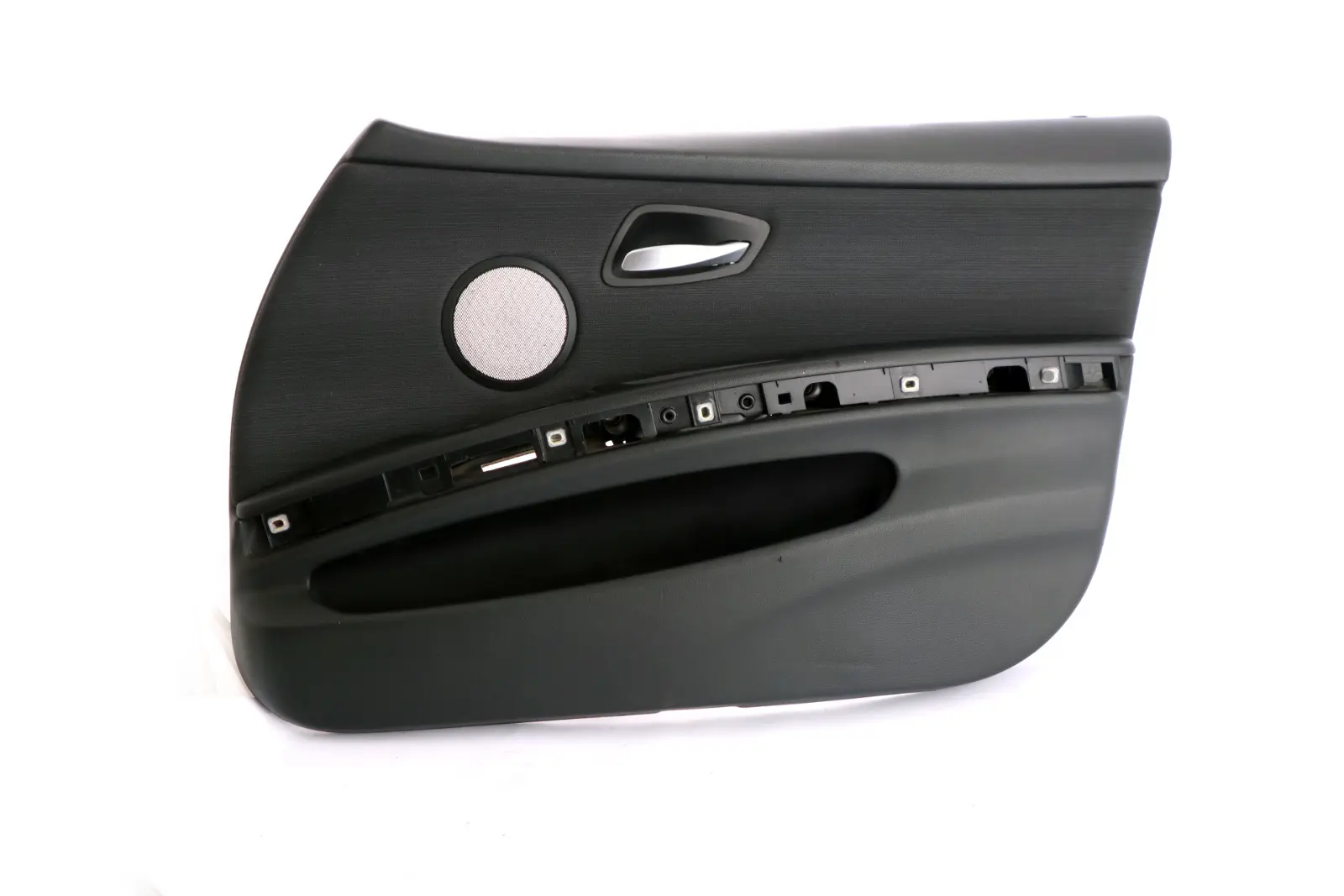 BMW 3 Series E90 E91 Front Right O/S Door Card Cloth Citrus Black Trim Panel