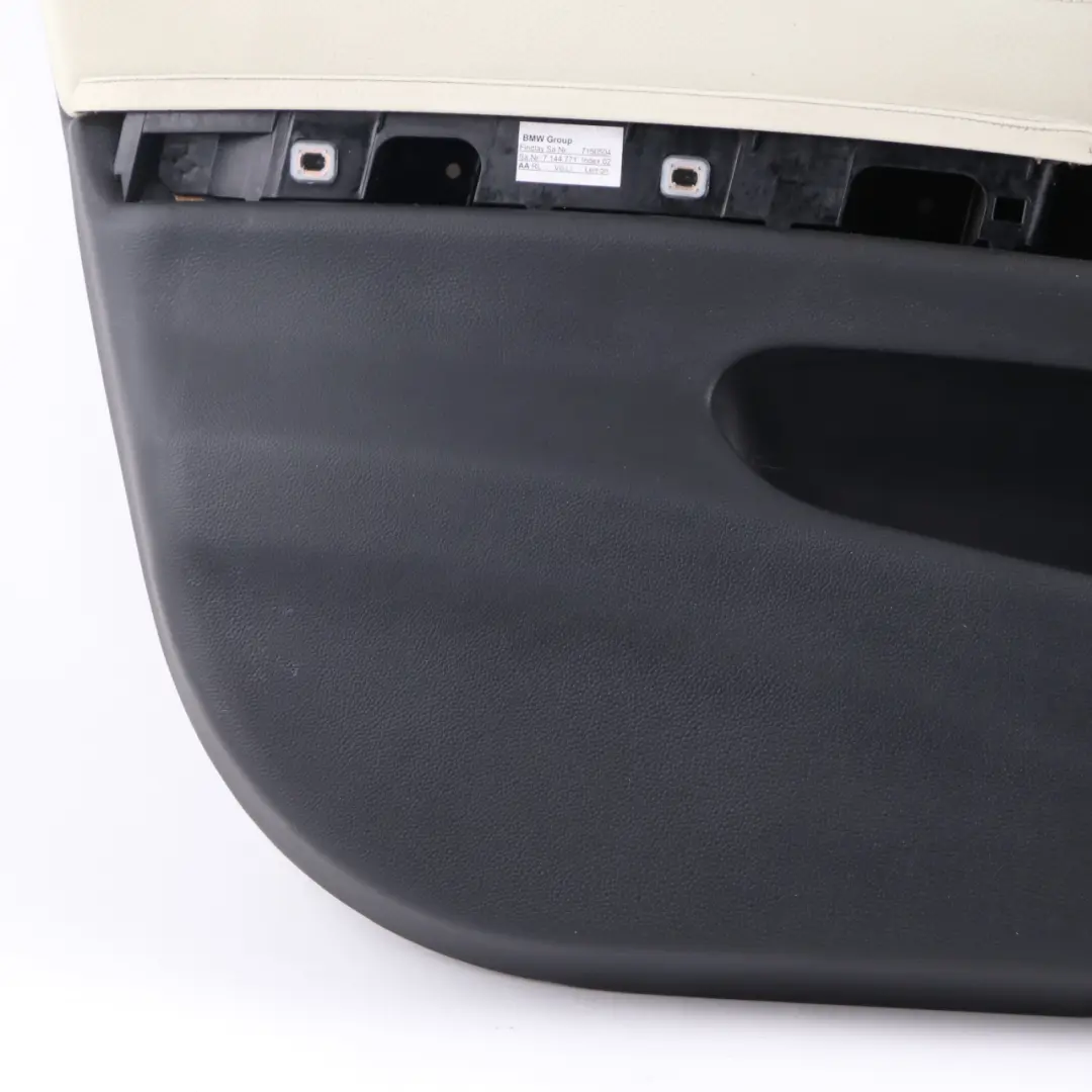 BMW E90 E91 Door Card Front Left N/S Passenger Door Panel Lemon Leather