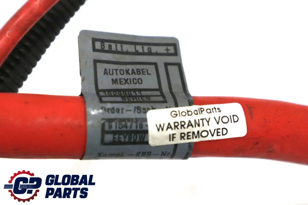 BMW X5 X6 Series E70 E71 Battery Cable Wire Lead Positive Underfloor 9154716
