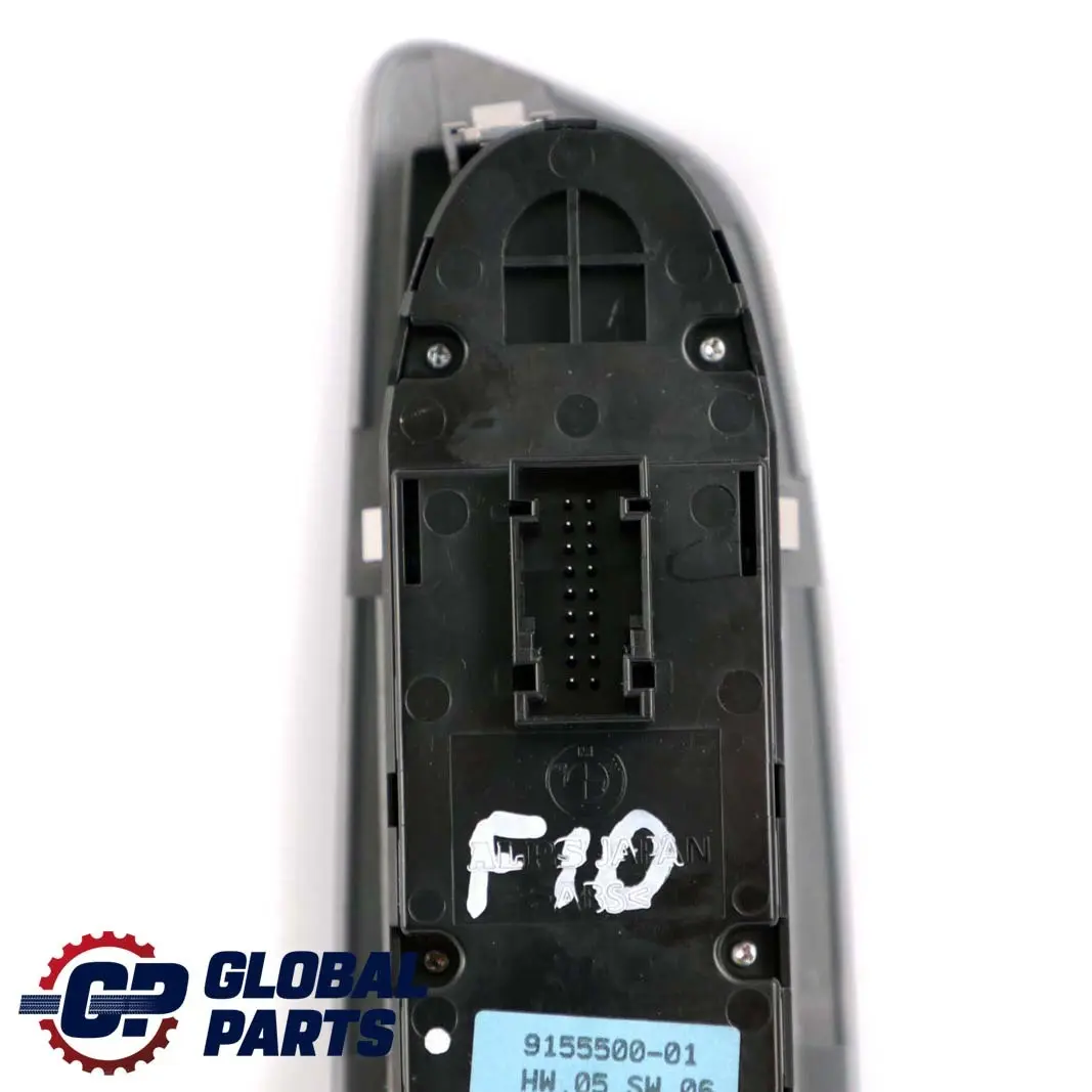 BMW 1 Series E87 LCI Switch Button Window Lifter Driver's Side Grey 9155500