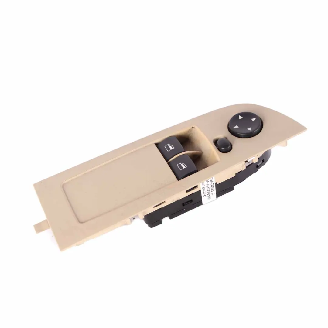 Lifter Switch BMW E92 Window Driver's Side Right O/S Button Beige 9155512