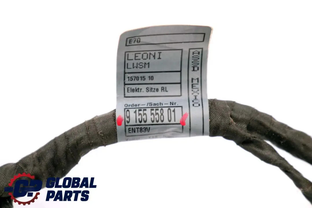 BMW X5 X6 Series E70 E71 Cable Set Wiring Loom Seat Driver's Side 9155558