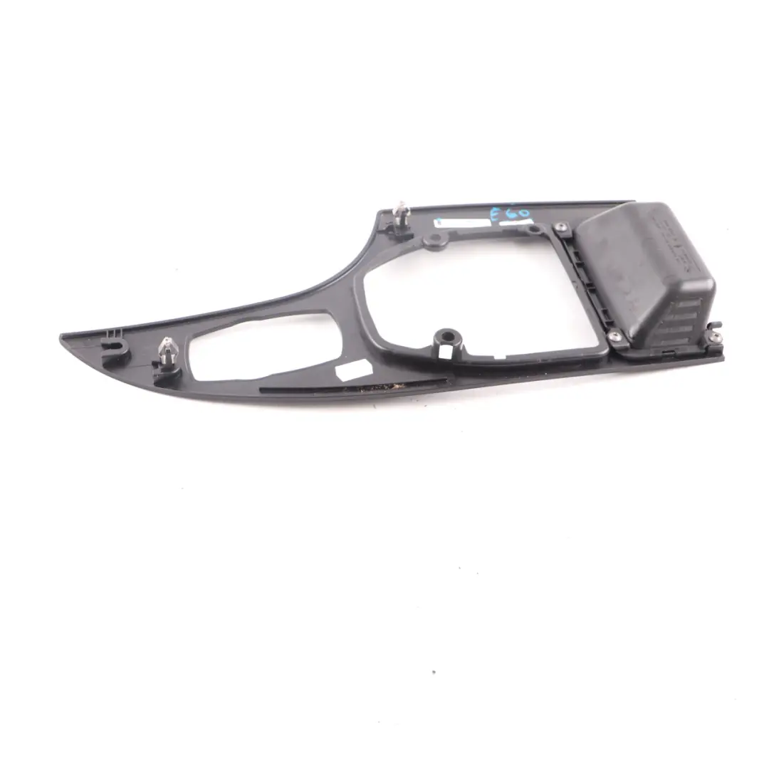BMW E60 E61 LCI Cover Centre Console Trim Oddments Tray Frame Black 9165253