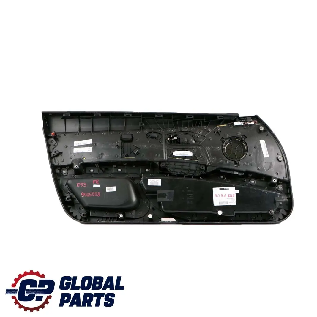 BMW 3 E92 E93 Front Right O/S Door Card Lining Trim Panel Fabric Blue Shadow