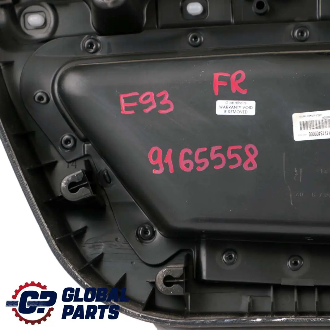 BMW 3 E92 E93 Front Right O/S Door Card Lining Trim Panel Fabric Blue Shadow