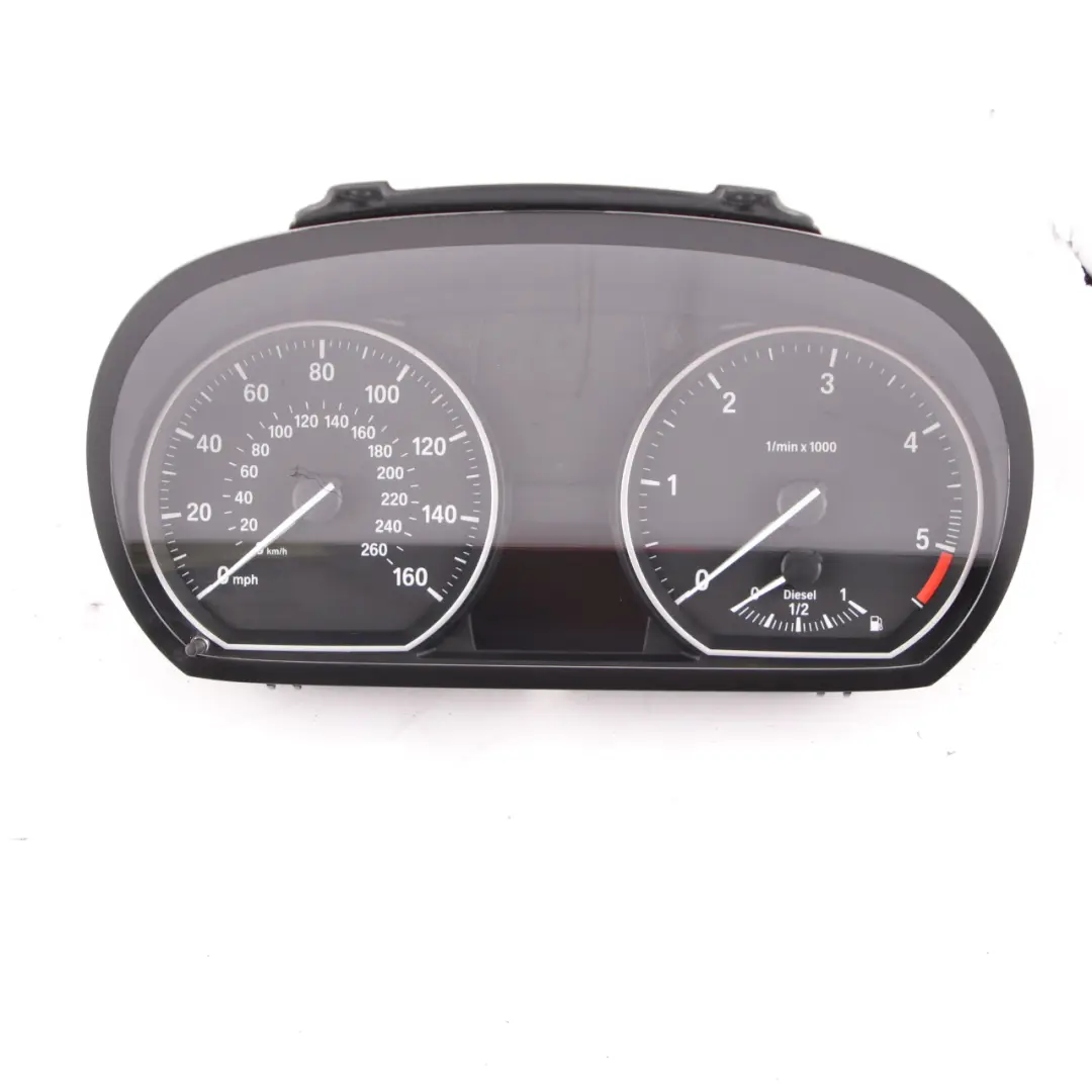 BMW E81 E82 E88 E87 LCI 123d N47S Speedo Clocks Instruments MPH Manual 9166826