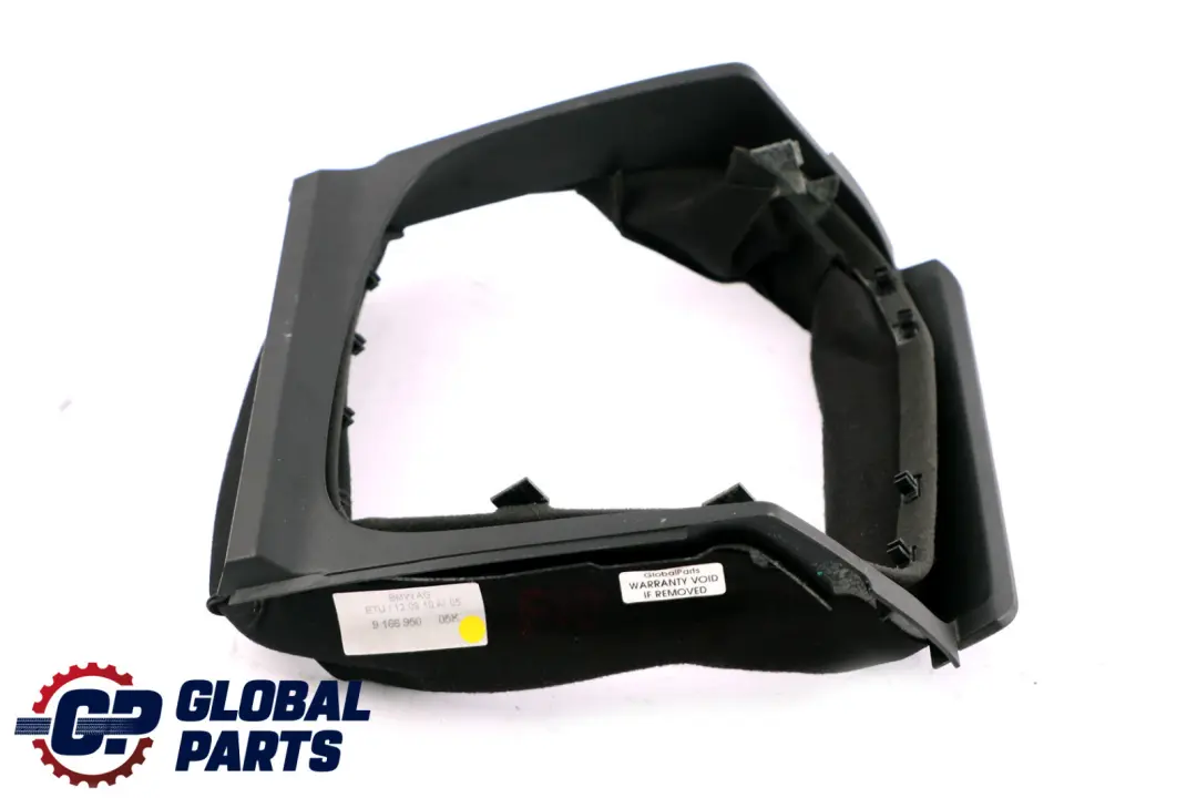 BMW 5 Series F10 F11 LCI Trim Panel Steering Column Slot Cover Black 9166950