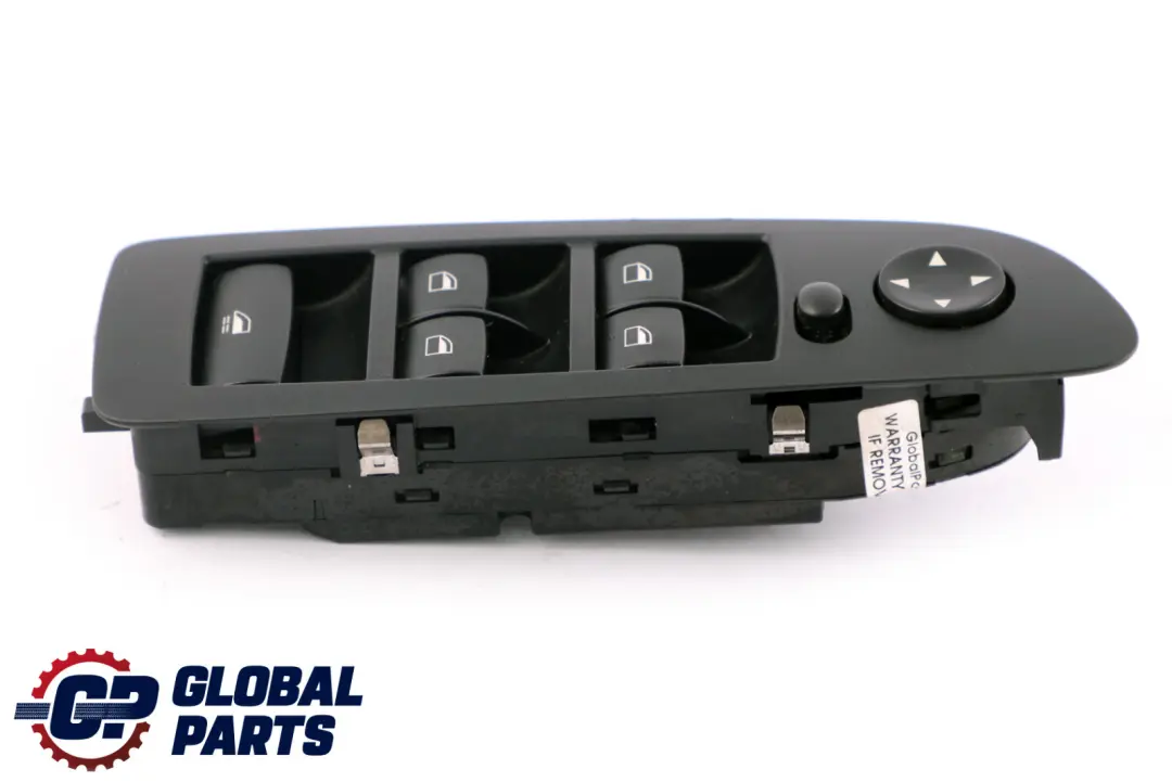 BMW 1 Series E88 Driver's Side Window Lifter Switch Panel Black 9167181