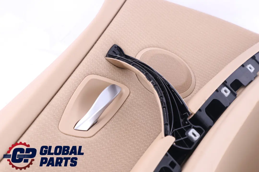 BMW 3 Series E90 E91 LCI 1 Front Left Door N/S Card Panel Beige Cloth Vertex