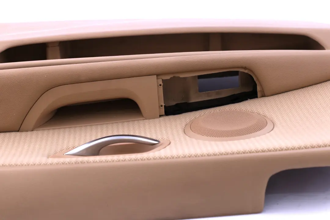 BMW 3 Series E90 E91 LCI Front Right Door Card O/S Beige Cloth Vertex Panel