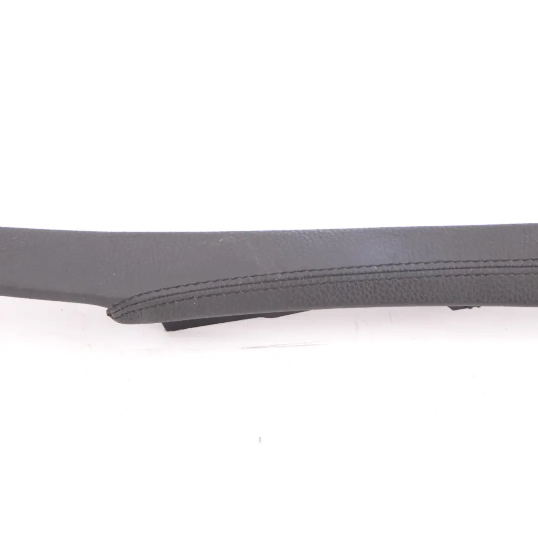 Centre Console Trim BMW F01 F02 Right O/S Cover Strip Leather Black 9171252