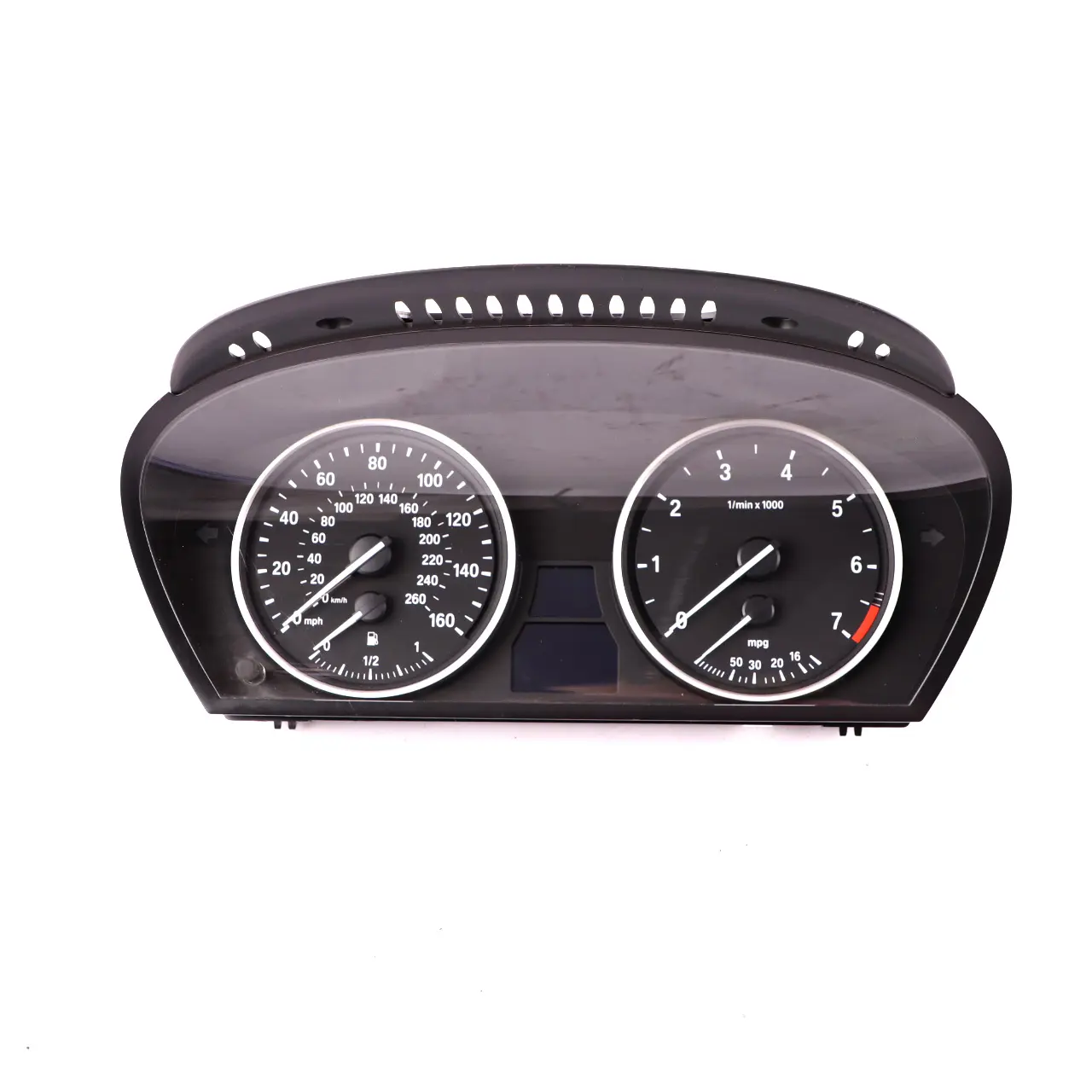 BMW 5 E60 E61 Petrol Instrument Cluster Speedo Clocks MPH Automatic 9177252