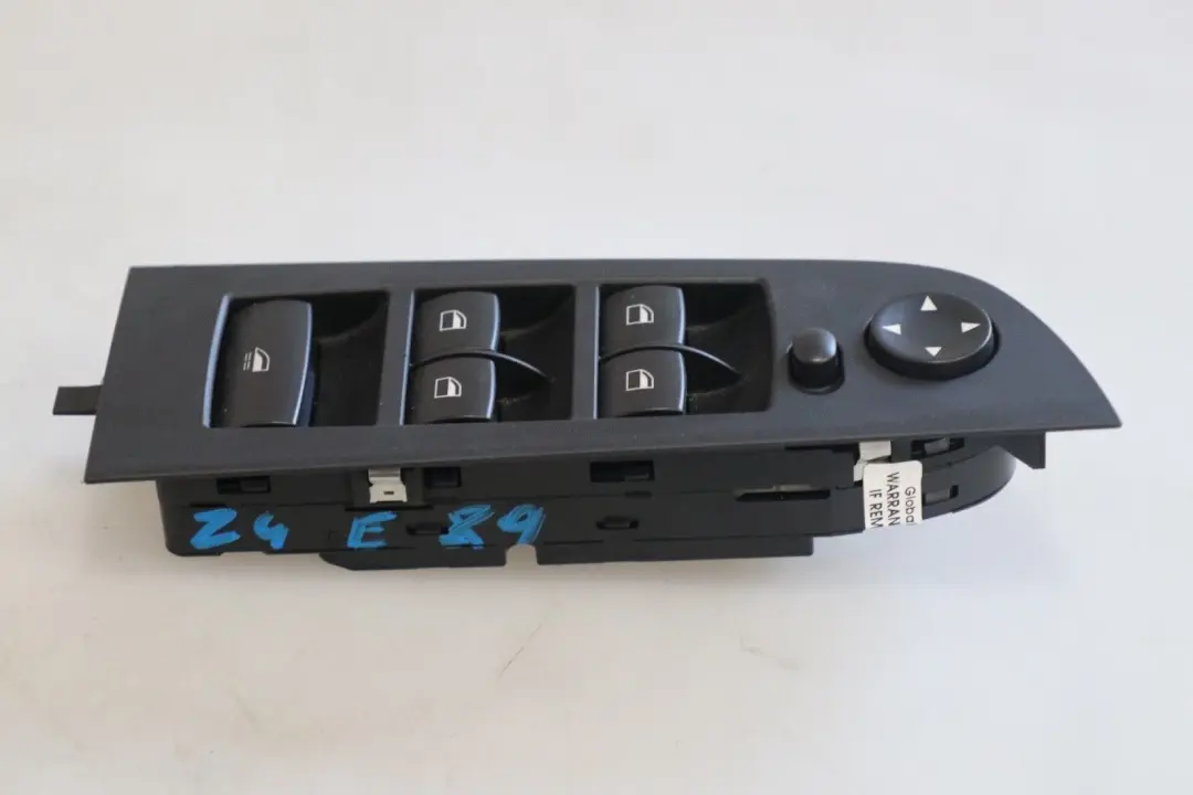 BMW Z4 E89 Cabrio Roadster Switch Window Lifter Driver's Side 9216107