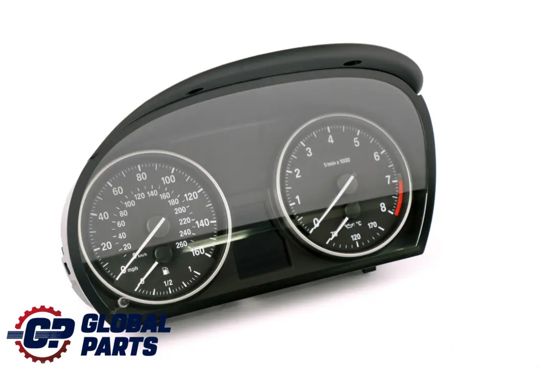 BMW 3 Series E90 E91 E92 Instrument Cluster Speedo Clocks MPH Manual 9187083