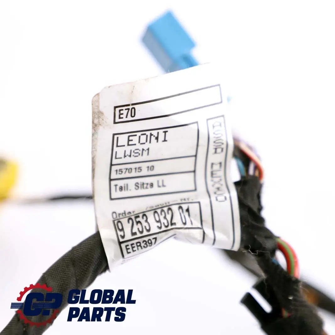 BMW X5 X6 E70 E71 Cable Loom Wiring Set Seat Driver's Side 9188725