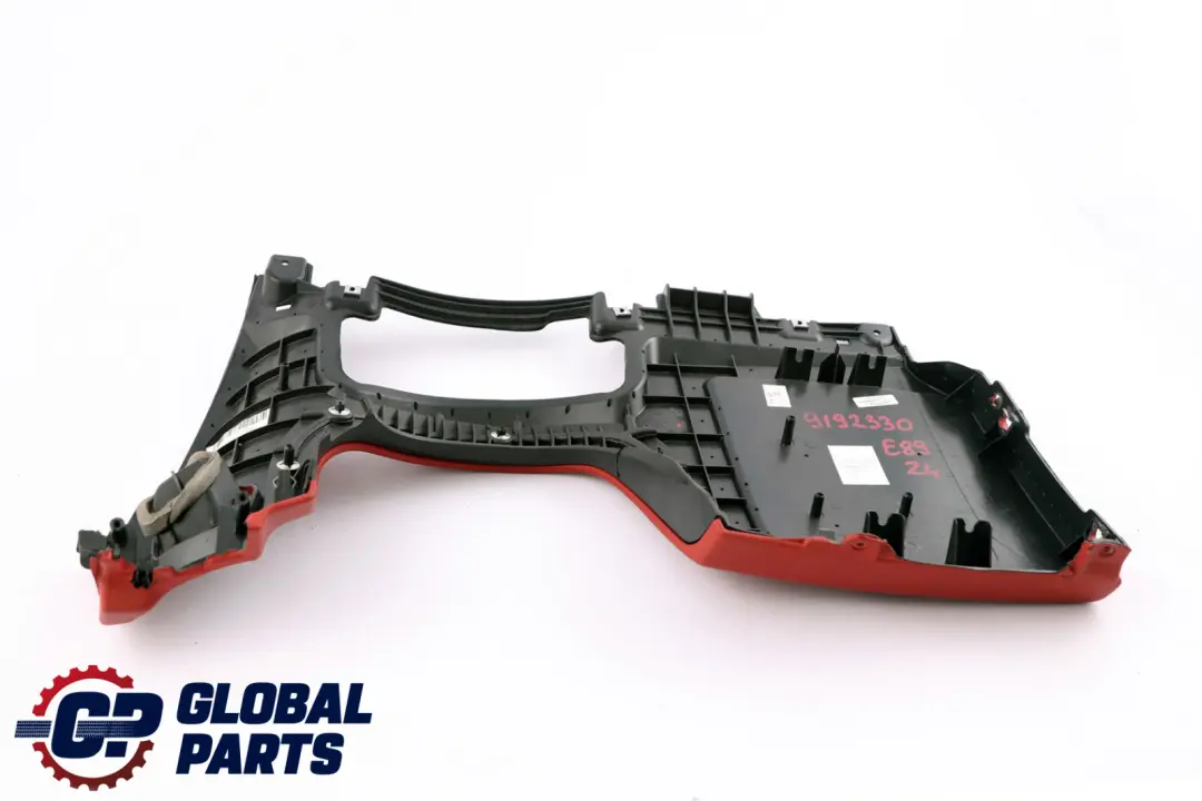 BMW Z4 Series E89 Cover Instrument Panel Bottom Trim Driver's Side Right Red