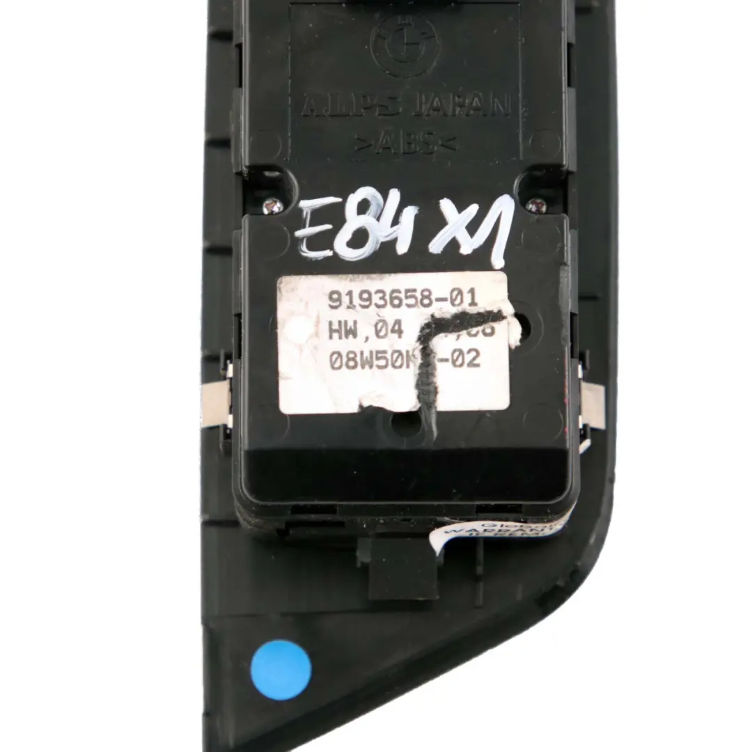 BMW X1 E84 Switch Window Lifter Button Panel Driver's Side Black 9216048