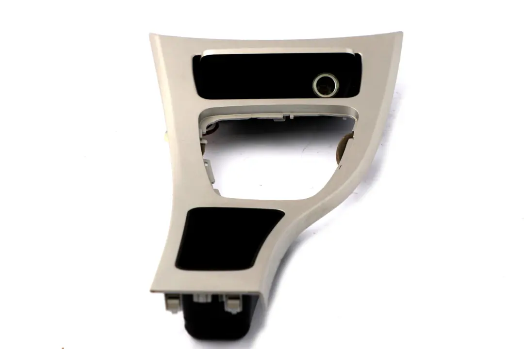 BMW 3 Series 5 E90 LCI Cover Centre Console Trim Ash Front Satinsilber Silver