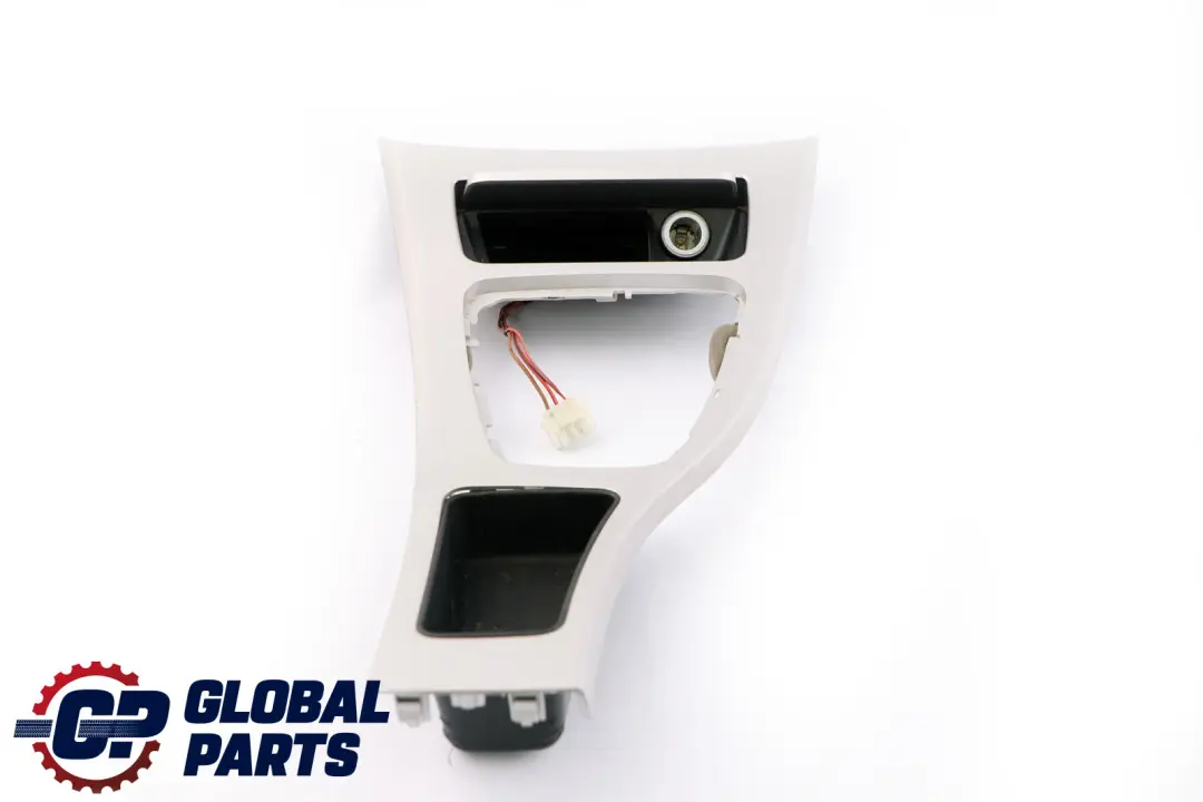 BMW 3 Series 6 E90 LCI Cover Centre Console Trim Ash Front Satinsilber Silver