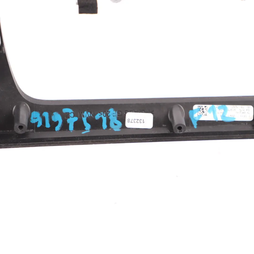 Trim BMW F12 Instrument Panel Dachboard Middle Strip Poplar Wood Grain 9197518