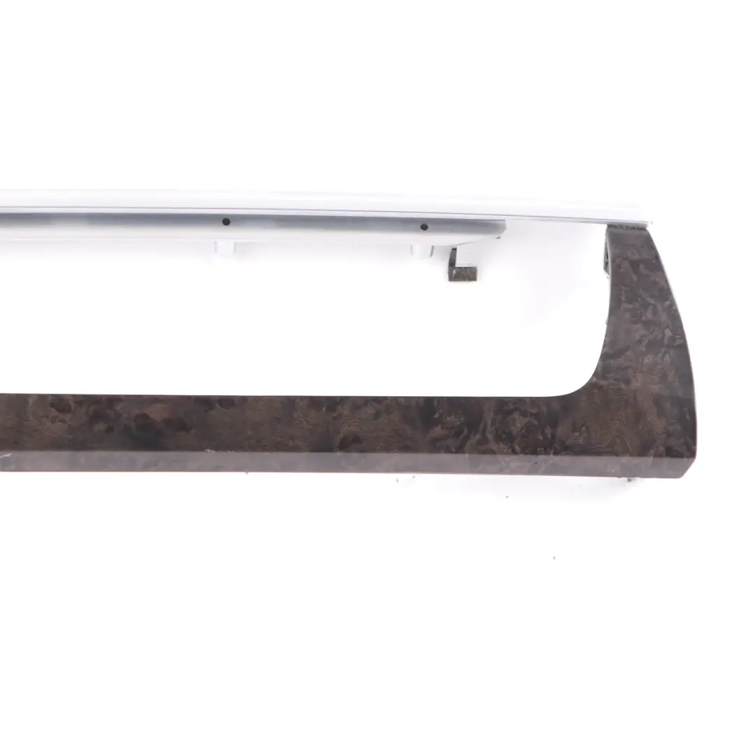 Trim BMW F12 Instrument Panel Dachboard Middle Strip Poplar Wood Grain 9197518