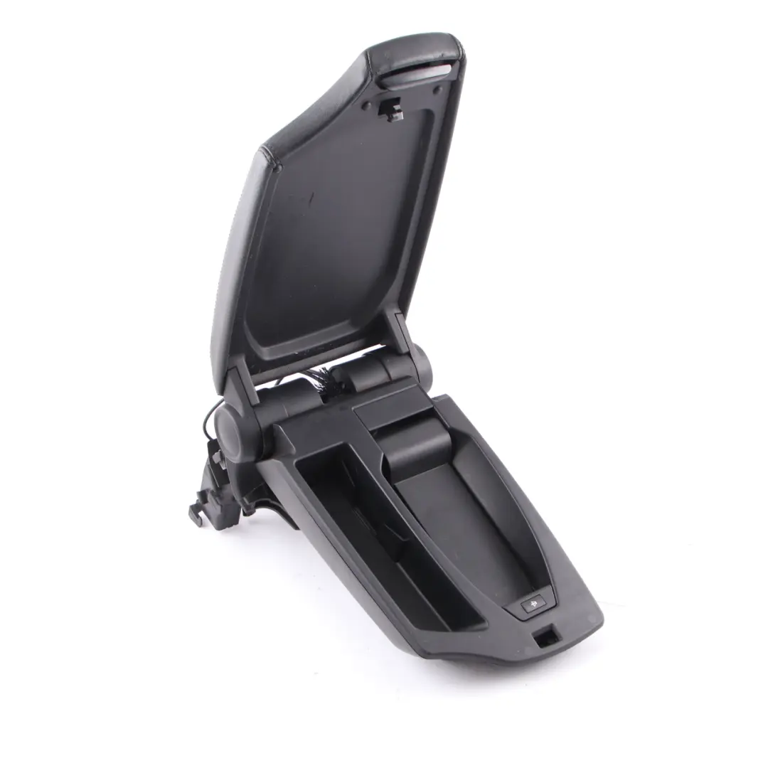 BMW E88 Console Arm Rest Armrest Black Trim Cover Telephone