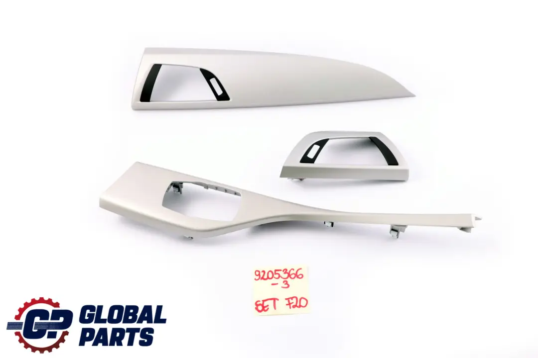 BMW 1 Series 3 F20 Set Interior Decor Trim Dashboard Cover Satinsilber Silver