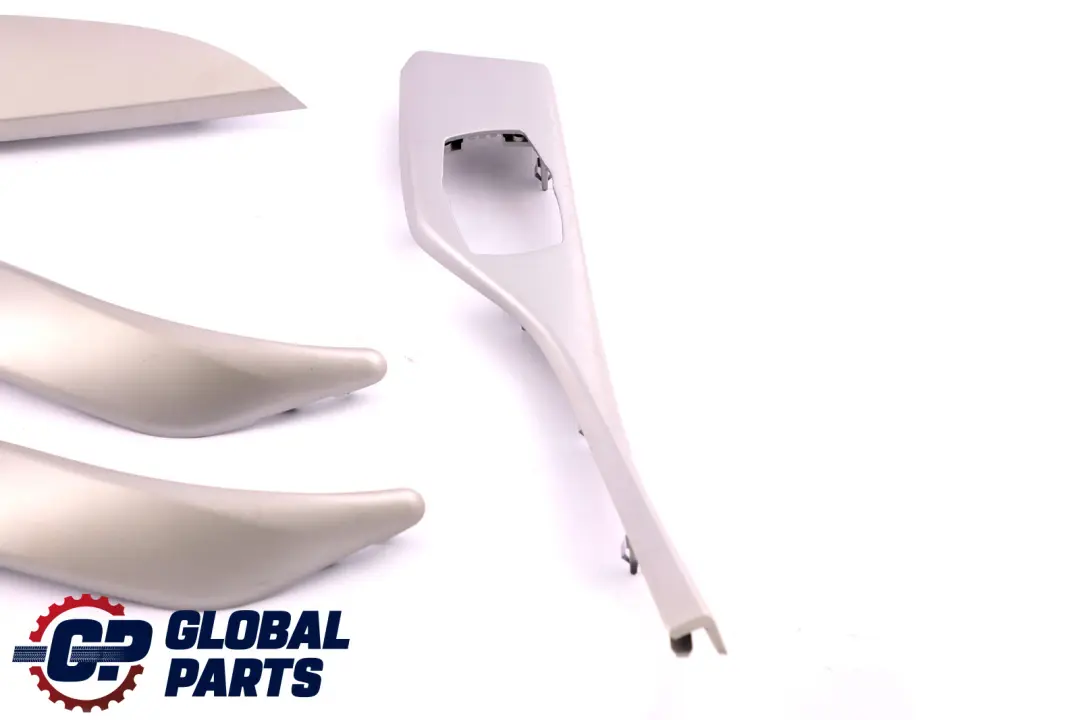 BMW 1 Series F20 Set Interior Decor Trim Door Handle Cover Satinsilber Silver